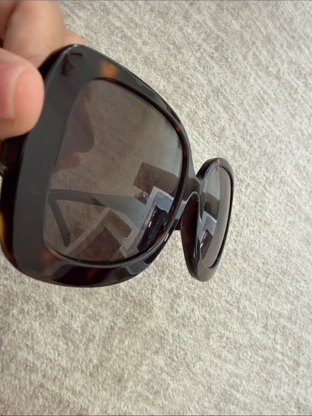 Dolce & Gabbana Oversized Tortoise Brown Sunglases Model DG4513 Full Set - Picture 8 of 9